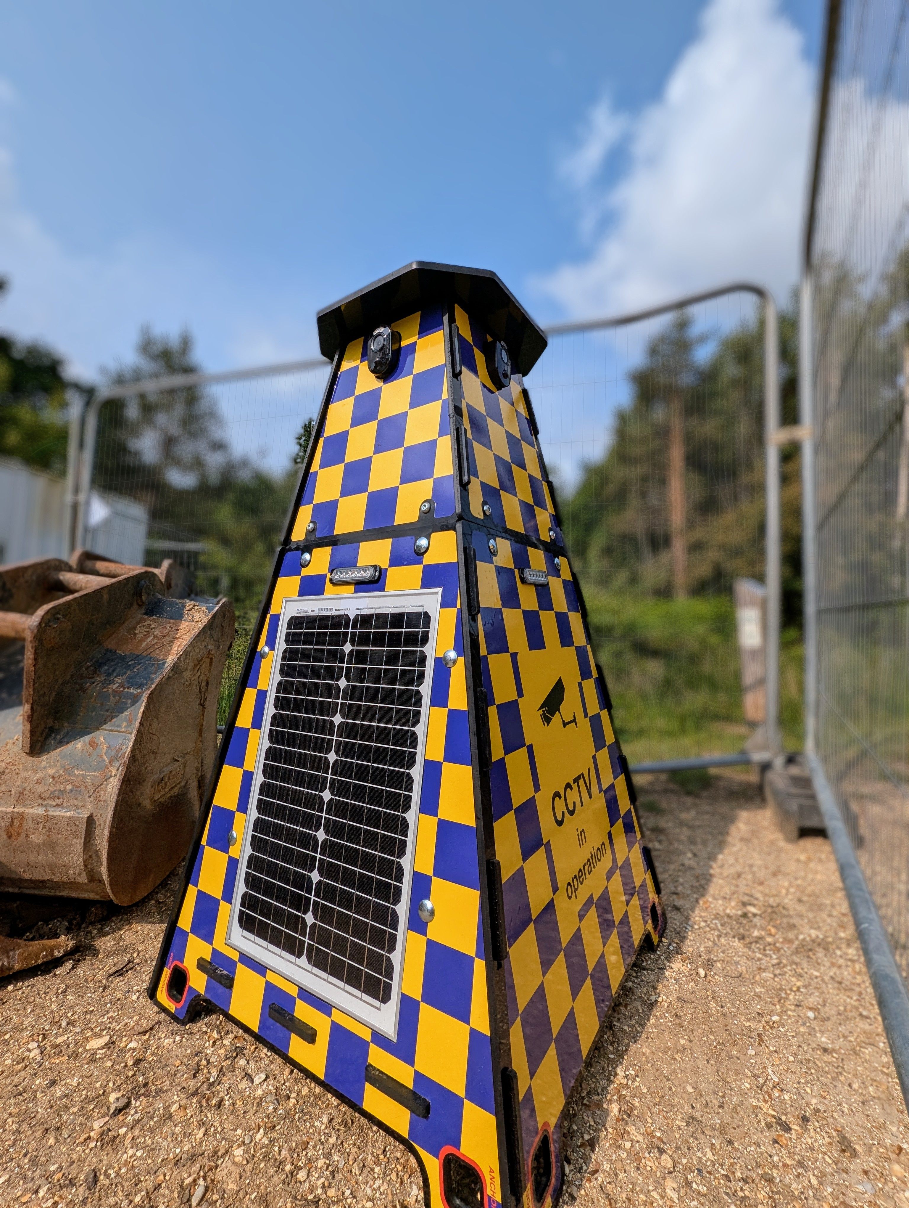 Solar powered security POD for agricultural and rural monitoring